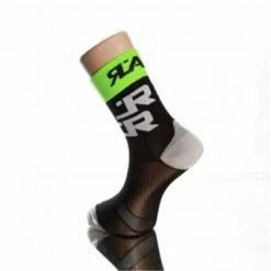 Chaussettes De Cyclisme RAFA'L ATTACK 35-38 Noire Et Vert