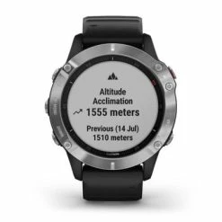 Montre Garmin Fenix 6 Silver Noire Bracelet Noir 8 Montre Garmin Fenix 6 Silver Noire Bracelet Noir -Composants, périphériques de vélo de route Soldes Magasin 6S solar silver 2 big