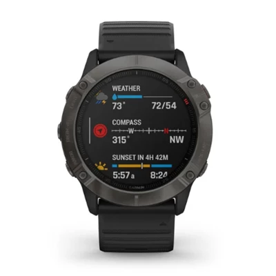 Montre Gps Garmin 6 X Pro Black Bracelet Noir 5 Montre Gps Garmin 6 X Pro Black Bracelet Noir – Image 5