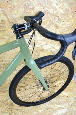 ROYAL BIKE SHOP Vélo De GRAVEL EXS Shimano Sora Disc Mono 9V Kaki T48 -Composants, périphériques de vélo de route Soldes Magasin gravel poste pilotage 1 big