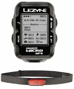Compteur Lezyne Micro GPS + Ceinture Cardiaque