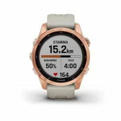 Montre GPS GARMIN FENIX 7S SOLAR Rose Gold -Composants, périphériques de vélo de route Soldes Magasin montre fenix 7S solar rose 3 big