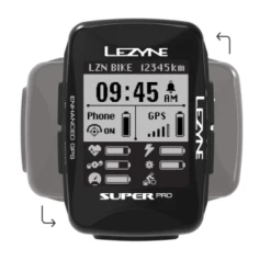Compteur GPS De Vélo Super Pro Avec Ceinture Cardiaque Lezyne